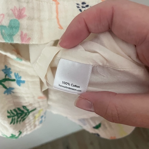 Hanna Andersson Multicolor Tropical Print Kids Dress - Picture 6 of 6